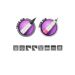 Feutre alimentaire Bleu ciel double mines Rainbow Dust