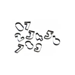 FIN DE SERIE Chiffre inox 9 Moule-Découpoir 200 mm Gobel