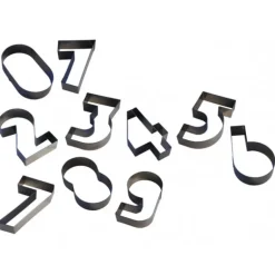 FIN DE SERIE Chiffre inox 3 Moule-Découpoir 100 mm Gobel