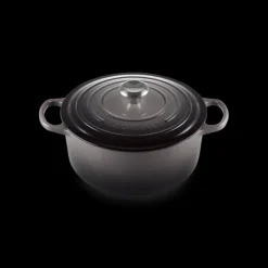 FIN DE SERIE Cocotte en Fonte Ronde 26 cm Flint Le Creuset Signature