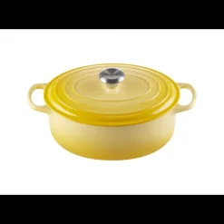 FIN DE SERIE Cocotte en fonte Ovale 31 cm Soleil Le Creuset Signature