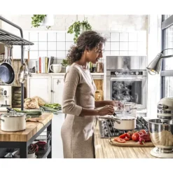 FIN DE SERIE Faitout Émaillé 20cm Crème KitchenAid