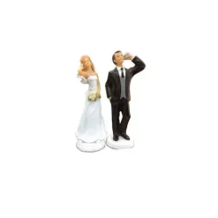FIN DE SERIE Figurine Mariage Accro au Téléphone 15 cm
