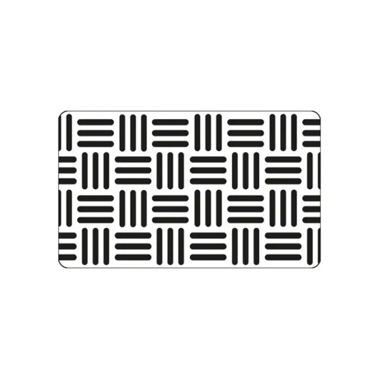 FIN DE SERIE Grille Pochoir Plastique 60x40 cm Rayures