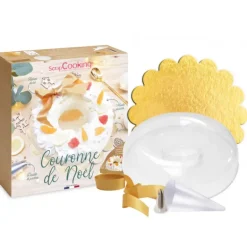 FIN DE SERIE Kit Gâteau Couronne de Noël Scrapcooking
