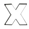 FIN DE SERIE Lettre inox X Moule-Découpoir Gobel