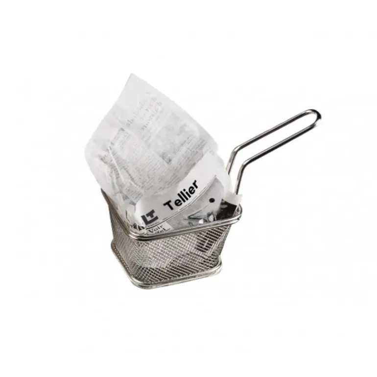 FIN DE SERIE Mini Panier à Frites inox 1 portion