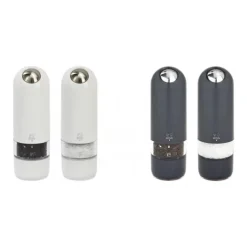 FIN DE SERIE Moulin à Sel Electrique Alaska 17 cm Gris Quartz Peugeot