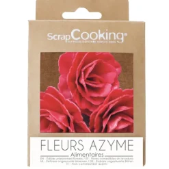 Fleurs Azyme Roses Royales Rouges (x3) Scrapcooking