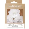 Fleurs Azyme Roses Royales Blanches (x3) Scrapcooking