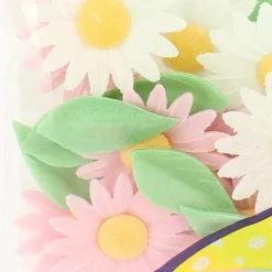 Fleurs de Marguerites roses et blanches x12 - en Azyme