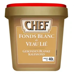 Fonds blanc de veau lié 40L 800g