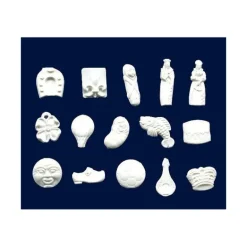 Fèves Baigneurs Plastique Blanc x144