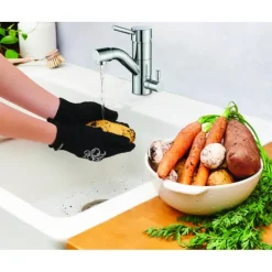Gants de Nettoyage pour Légumes Noir Mastrad