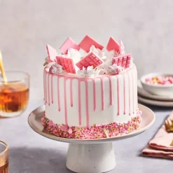 Glaçage Choco Drip Rose Clair 180 g Funcakes