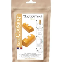 Glaçage Miroir Doré 220 g Scrapcooking