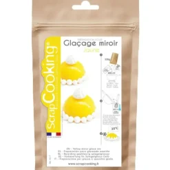 Glaçage Miroir Jaune 220 g Scrapcooking