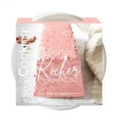 Glaçage Rocher Chocolat Rose 400 g Scrapcooking