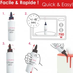 Glaçage Violet Goût Chocolat 130 g Scrapcooking