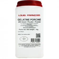 Gélatine Porcine en Poudre 200 Bloom 1 kg Louis François