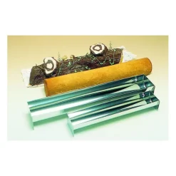 Gouttière à Bûche Inox 50 x 7 cm