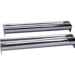 Gouttière à Bûche Inox 50 x 7 cm