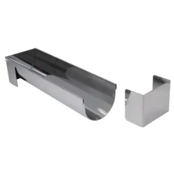 Gouttière à Bûche Ronde Démontable Inox 30.5 x 8.5 x 7.2 cm De Buyer