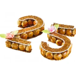 Grand Emporte Pièce Inox Chiffre 5 32x18 cm