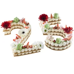 Grand Emporte Pièce Inox Chiffre 4 32x18 cm