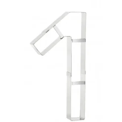 Grand Emporte Pièce Inox Chiffre 1 32x16 cm