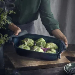 Grand Plat à Four Rectangulaire en Céramique 42,5 x 28 cm Belle-Île Emile Henry