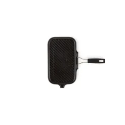 Gril en Fonte rectangulaire 36 x 20 cm avec Manche repliable Le Creuset