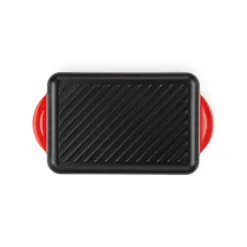 Gril en Fonte Rectangulaire 32 cm Cerise Le Creuset