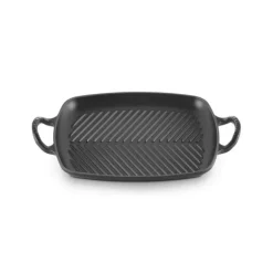 Gril en Fonte Rectangulaire 30 cm Noir Mat Le Creuset