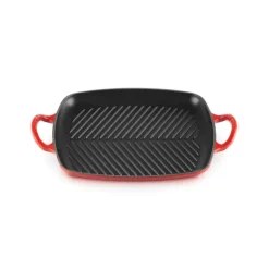 Gril en Fonte Rectangulaire 30 cm Cerise Le Creuset