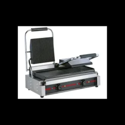 Grill Panini Rainuré Double 3,6 kW