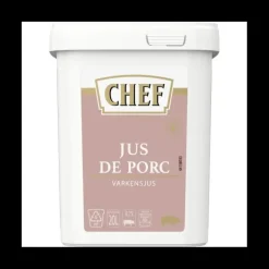 Jus de Porc déshydraté 20L 600g CHEF
