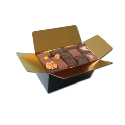 Kit Ballotin Noir et Or Patisdécor (x2)