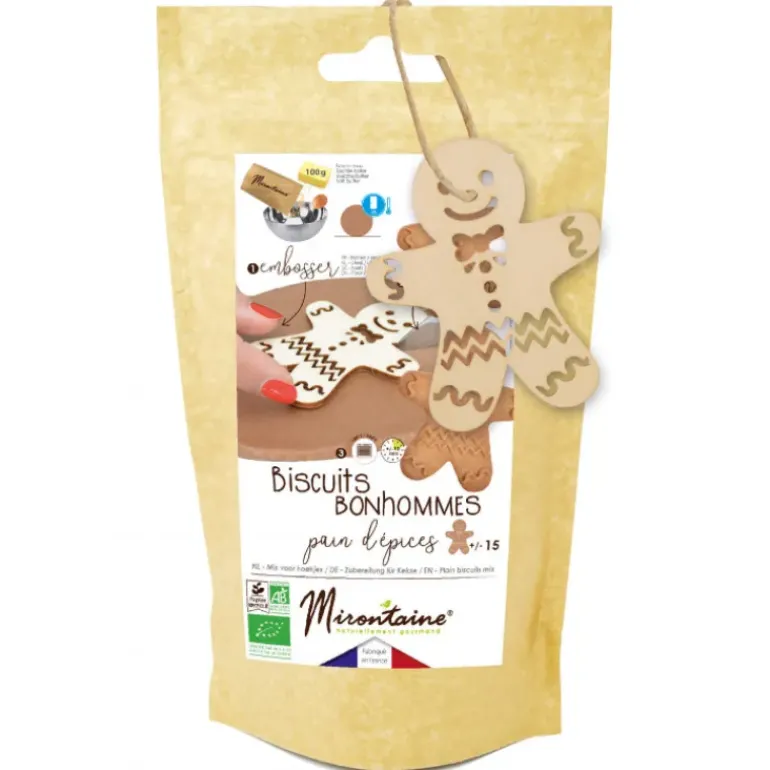 Kit Biscuit de Noël Pain d'Épice Bio Mirontaine