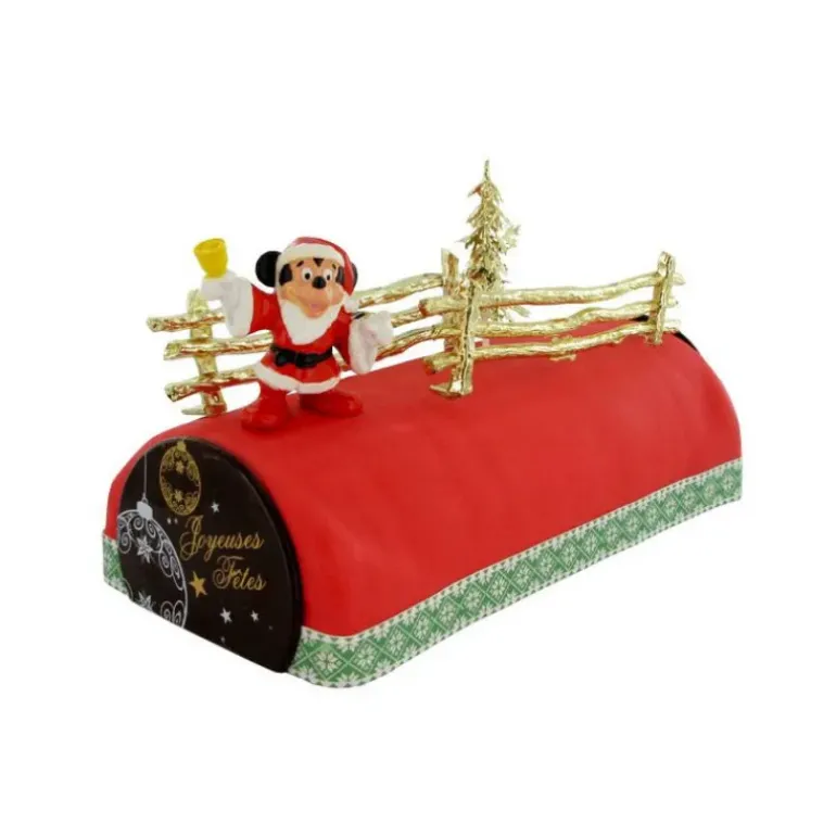 Kit Décor Gâteau Mickey Noël (3 pièces)