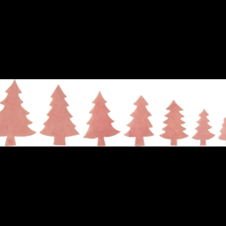 Kit Décor Sapin en Chocolat Framboise 7 tailles (x126) Florensuc