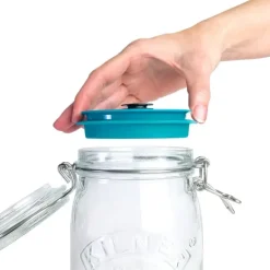 Kit de Mise Sous-Vide 3 Bocaux Kilner 1,5 L avec Couvercles et Pompe Airtender