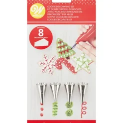 Kit Douille Pâtisserie (x4) et Poches (x8) Wilton