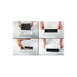 Kit Moule à Bûche et Tapis Décor Tressé SilikoMart Professional