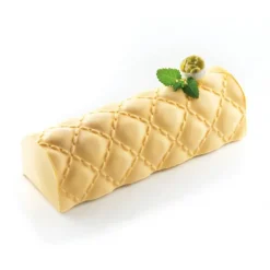 Kit Moule à Bûche et Tapis Décor Matelassé SilikoMart Professional