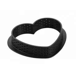 Kit Moule Silicone 8 Tartelettes Cœur 8 x 7 cm Silikomart Professional