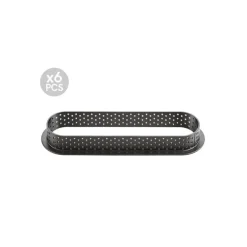 Kit Moule Silicone 6 Tartelettes Oblong 14,6 cm Silikomart Professional