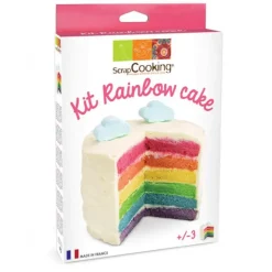 Kit Rainbow Cake Scrapcooking