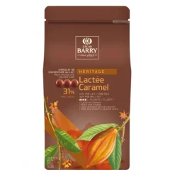Lactée Caramel, Pistoles Chocolat Couverture 31% 5 kg