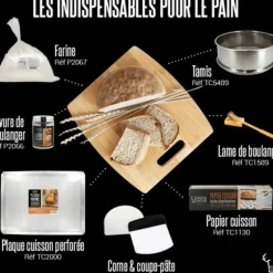 Levure boulangère sèche 300 g Patisdécor